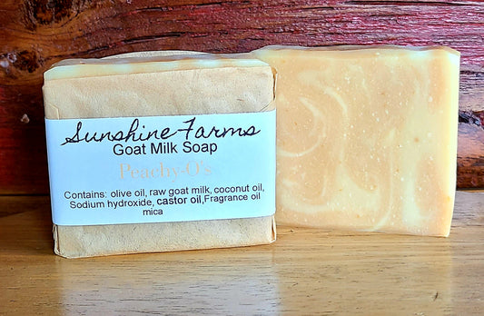 Peachy- O's Goat Milk Soap