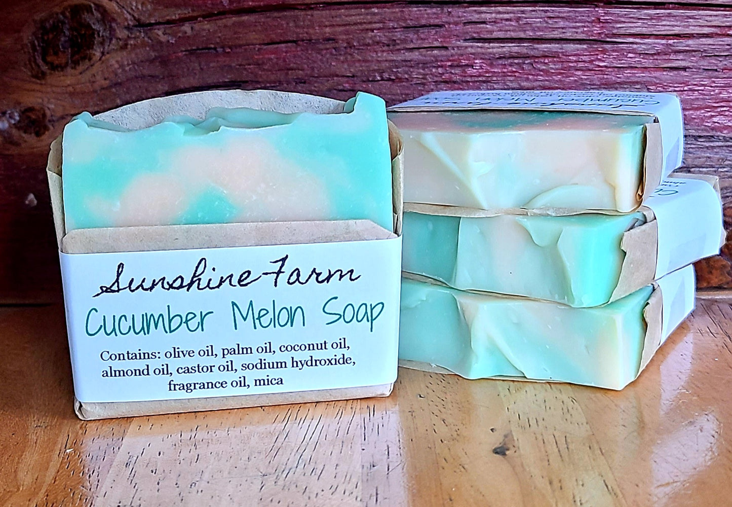 Cucumber Melon Goat Milk Soap