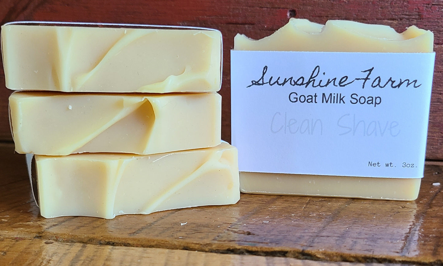Clean Shave Goat Milk Soap
